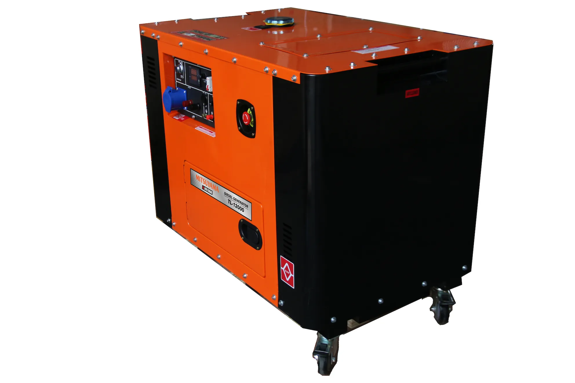 may phat dien chay dau mitsuyama tl 12000 10kw 2 x 1