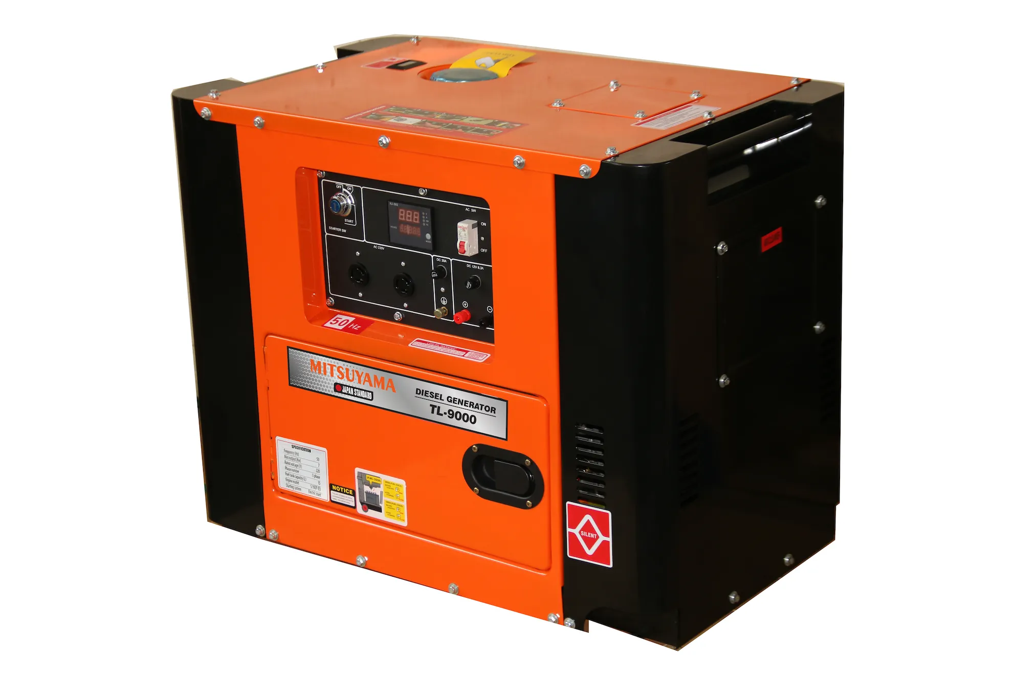 may phat dien chay dau mitsuyama tl 9000 7 0kw 6