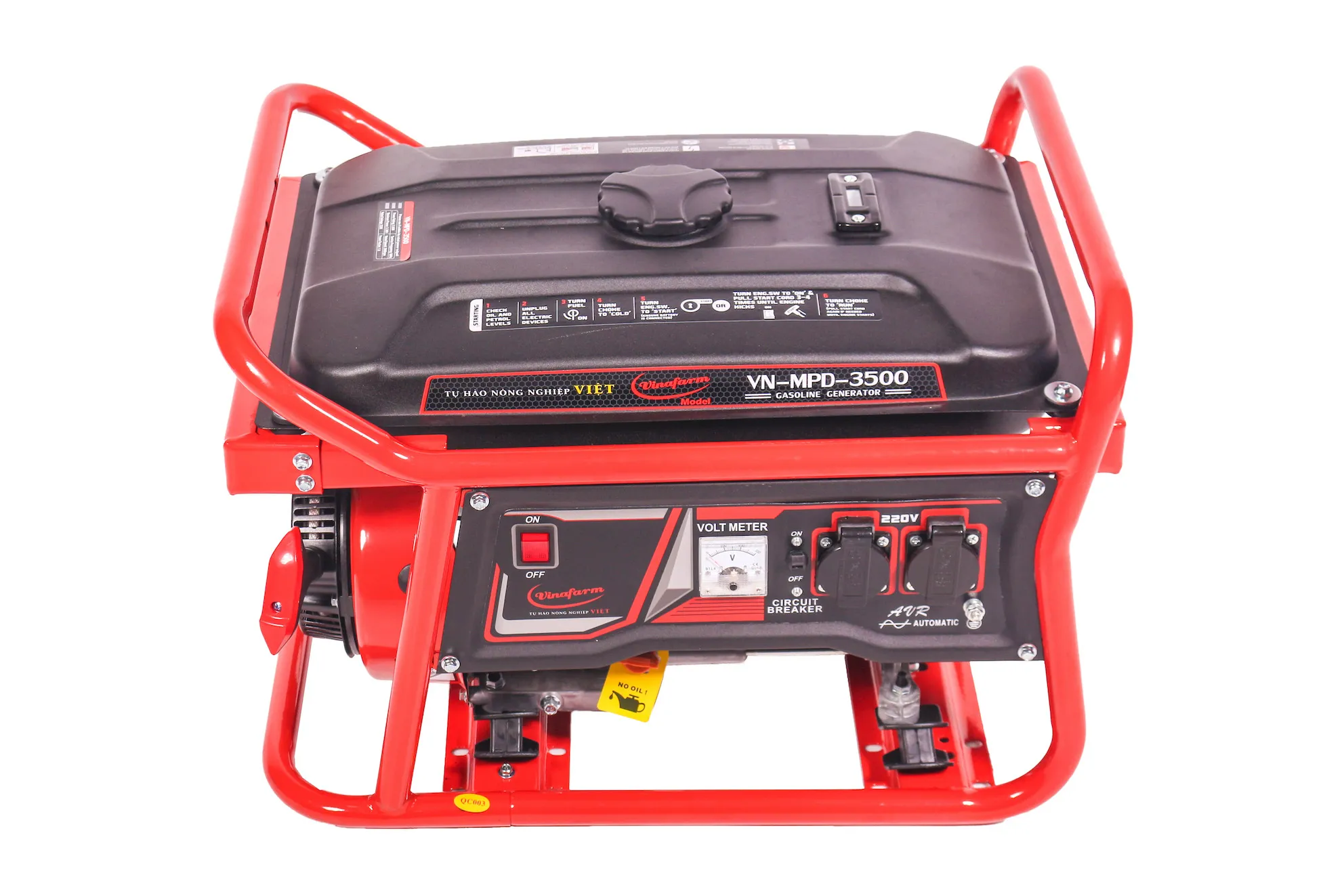 may phat dien chay xang vinafarm vn mpd 3500 2kw 2